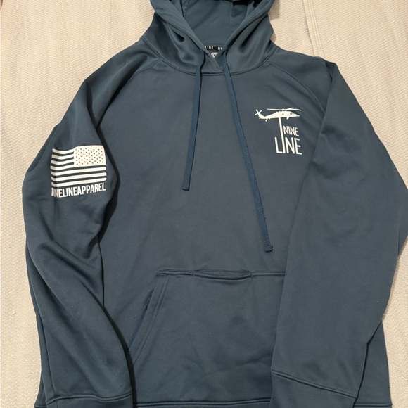 Nine Line Other - Men's Blue Hoodie From Nine Line